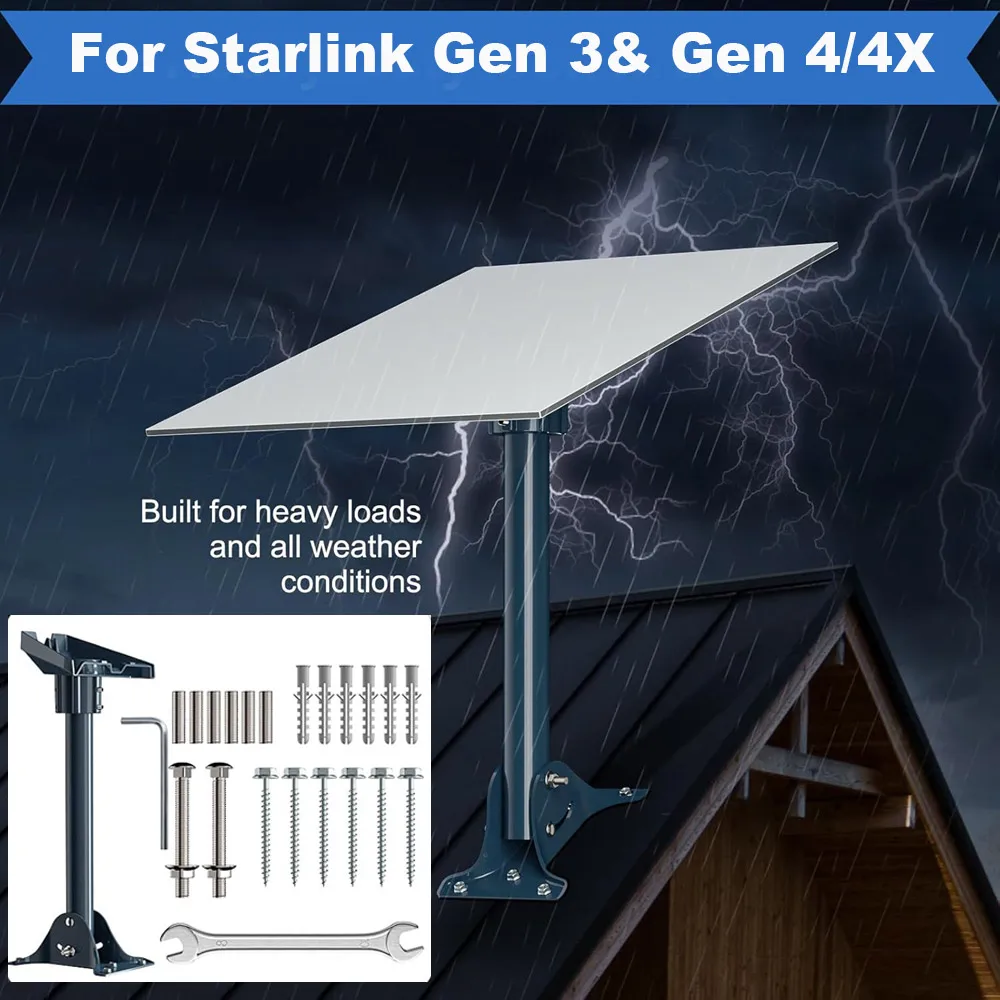 Adjustable Base Roof Mount Kit For Starlink Gen 3 & Gen 4/4X Mount Adapter 15.7