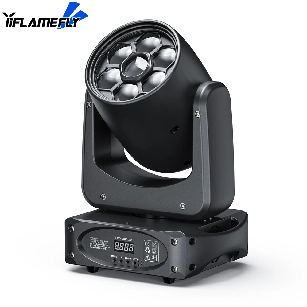 

Yiflamefly 150W White Light Beads RGBW Lamp Beads Moving Head Light DJ light for Disco Party Club Bar Show Stage Lighting