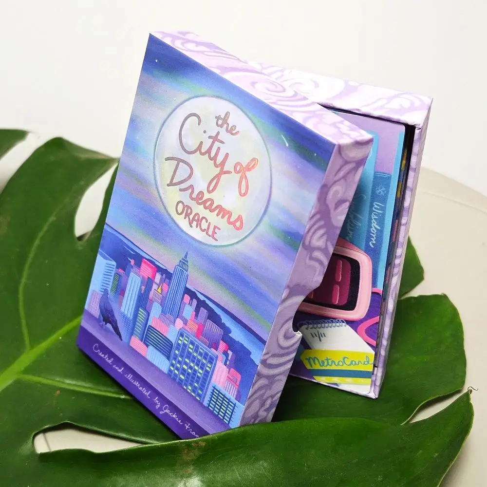 12*7cm The City of Dreams Oracle Deck New York City Deck 35 Pcs Cards Divination Tool