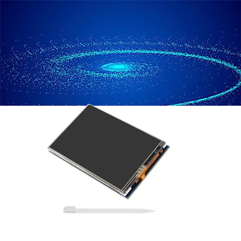 Touch screen da 3,5 pollici eccellente per Raspberry Pi Generation 4B Zero2w/3B/4B - Schermo resistivo compatibile 320X480 D