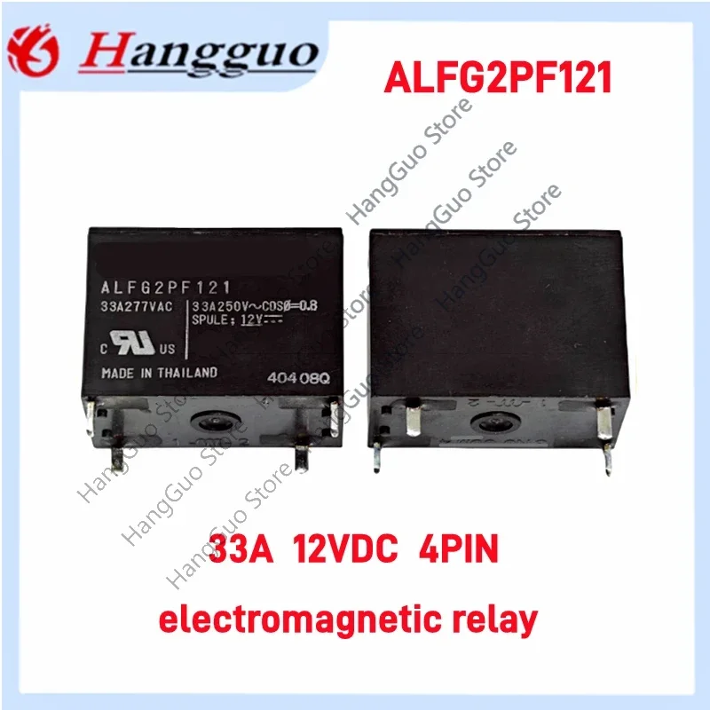 

1-5 шт./лот оригинальный ALFG2PF121 высокой мощности 33 а 12 В постоянного тока 4-контактный 12 В 4 контакта для фотогальванического реле Panasonic