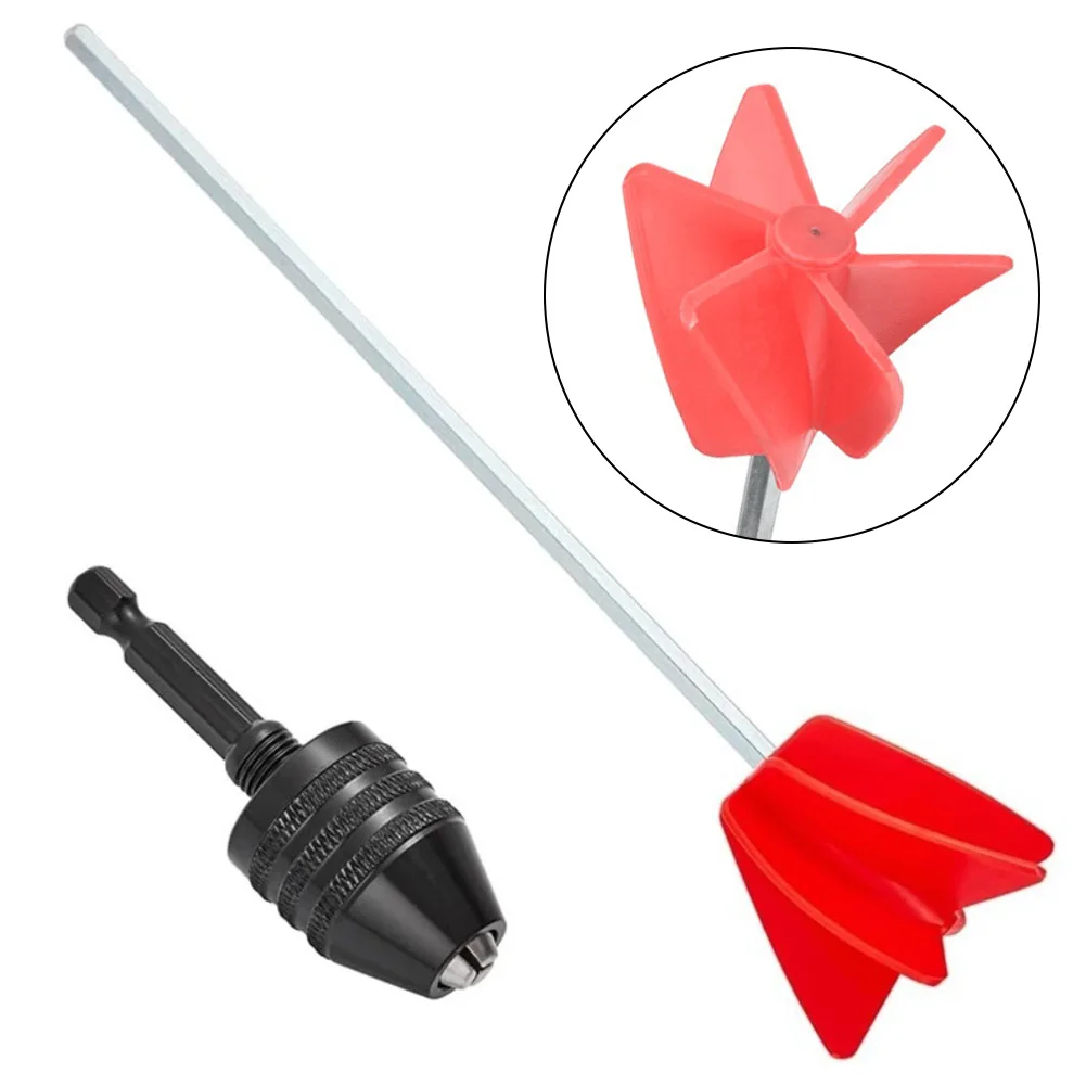 

Powerful Paint Mixing Easy Cleaning Spiral Design For Perfect Mixing Liquids Resin Head Stirrer Spiral Blade Stirring Rod Tool