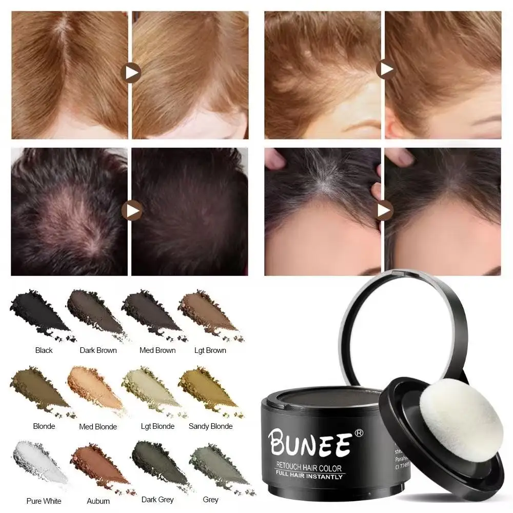 Hairline Powder Hairline Shadow Powder Makeup Hair Concealer Natural Cover Waterproof Fill In Hair Unisex Hair Loss Product 4g