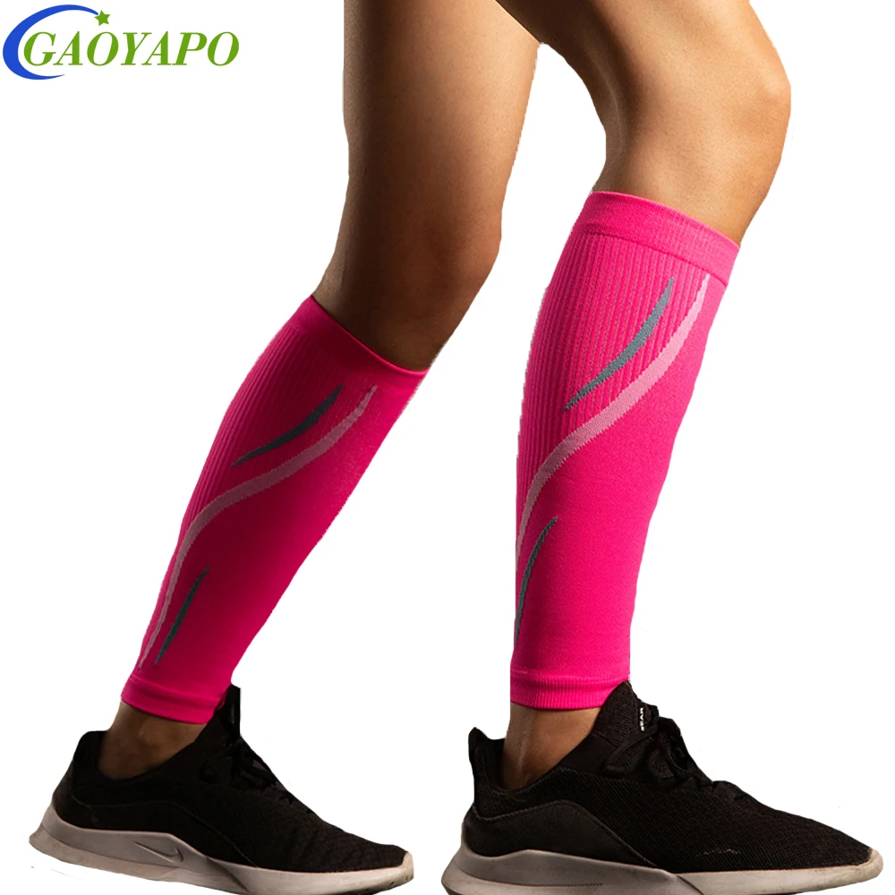 1Pair Calf Compression Sleeve Men Women - 20-30mmHg Shin Splint Compression Sleeve Recover Varicose Veins,Torn Calf &Pain Relief