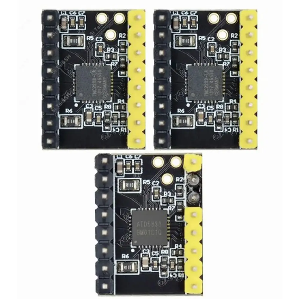 لوحة تحكم للطابعة ثلاثية الأبعاد منخفضة الضوضاء مع مبددات حرارية لتقوم بها بنفسك محرك متدرج سائق TMC2209/TMC2208/ATD5833 سائقيات Stepsticks الصامتة #2