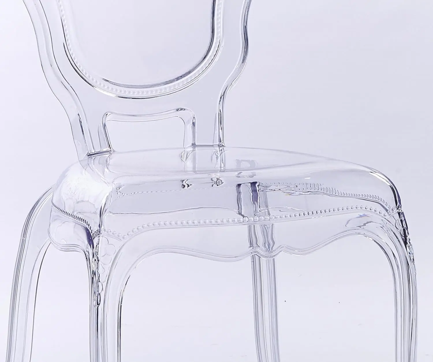 Xhome-Fauteuil Fantôme de Style Pepper, Chaise de Salle à Manger, Siège Long, Haut Fin, Designer Moderne, 2