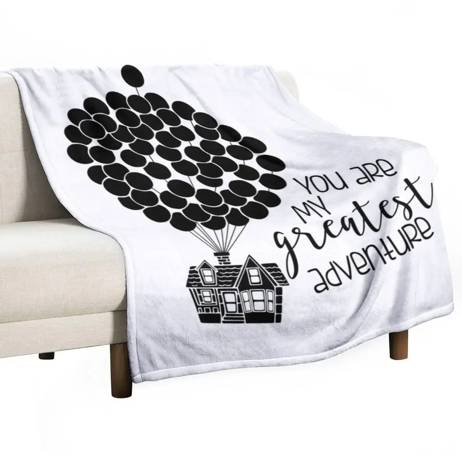 

New You Are My Greatest Adventure Throw Blanket Decorative Sofas Moving Blankets