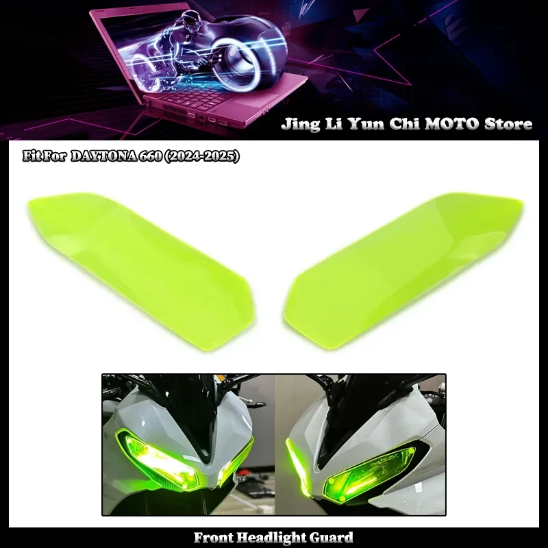 

Fit For Triumph DAYTONA 660 Daytona 660 2024-2025 Motorcycle Front Headlight Guard Head Light Lens Cover Protector
