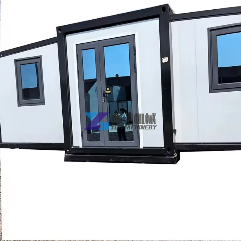 40ft Luxury Prefabricated Steel and Sandwich Panel House Expandable Container for Living Room From China Foldable Homes