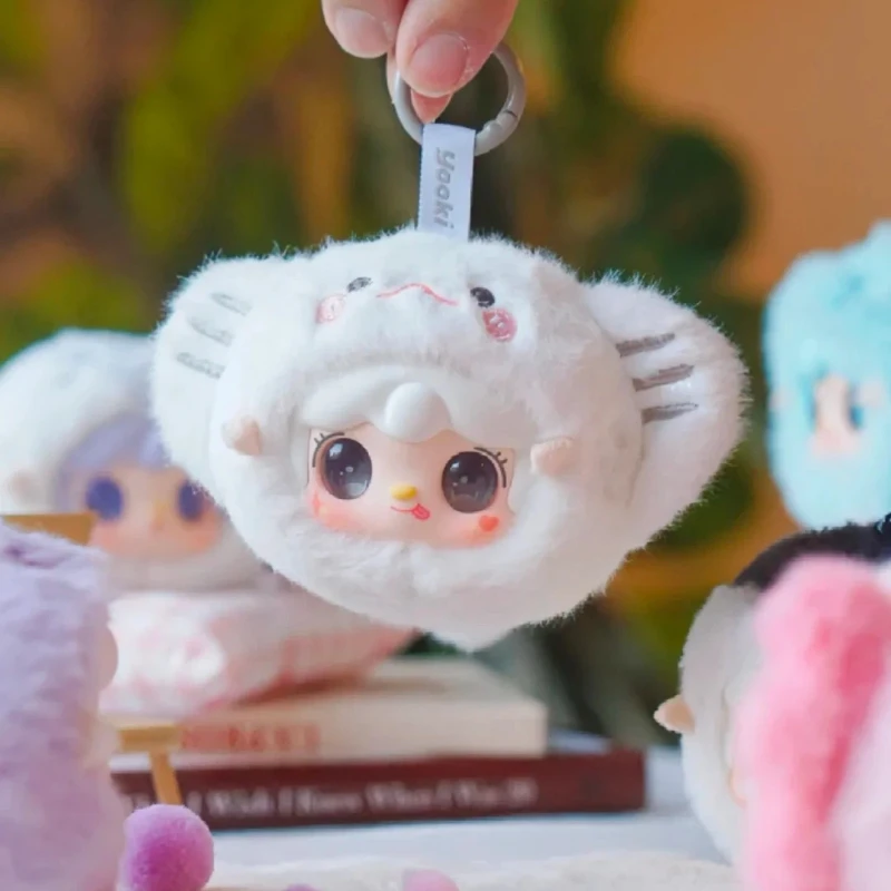 

Аутентичная детская серия Yooki Ocean, слепая коробка, модная игрушка, милая плюшевая кукла, брелок для ключей, сумка, очаровательный подарок для девочек и женщин