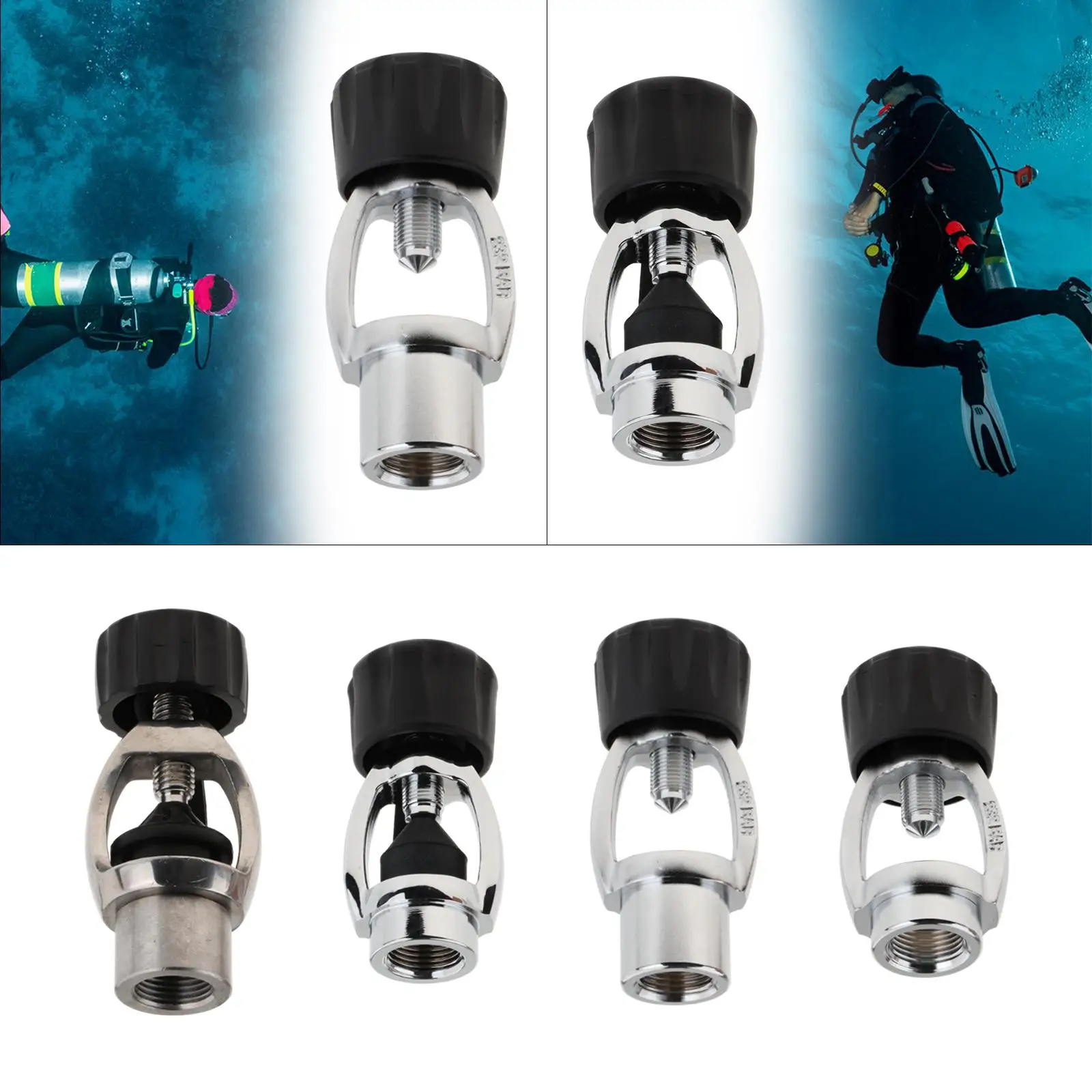 

Scuba Diving Regulator Adapter Supplies Converter Diving Tank Regulator Parts Diving Cylinder Adapter G5/8 Regulator Adapter