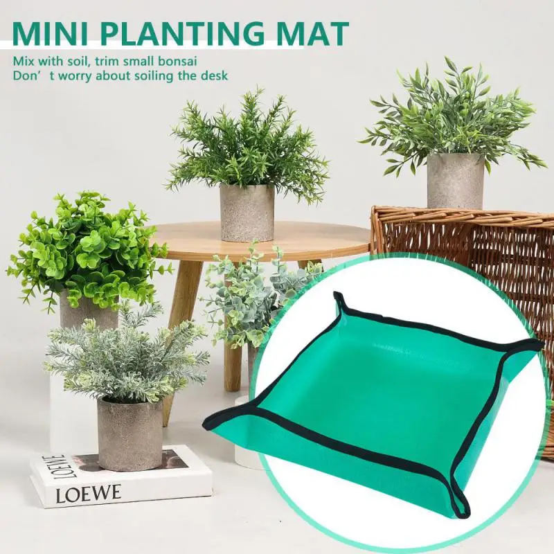 Garden Mat Garden Potting Pad For Flowerpot Transplanting Mixing Soil Plant Pruning Garden Tool Waterproof Foldable Planting Mat