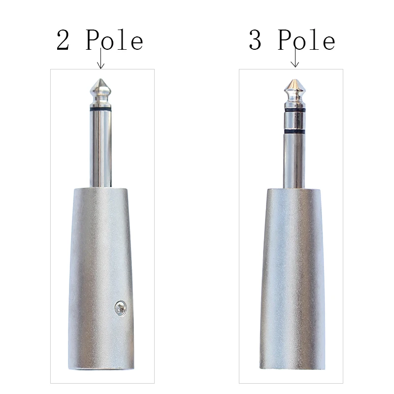 one Piece XLR Male to 6.35 mm/6.5 mm Male Adaptor for Guitar Mixer Stereo Amplifier Microphone