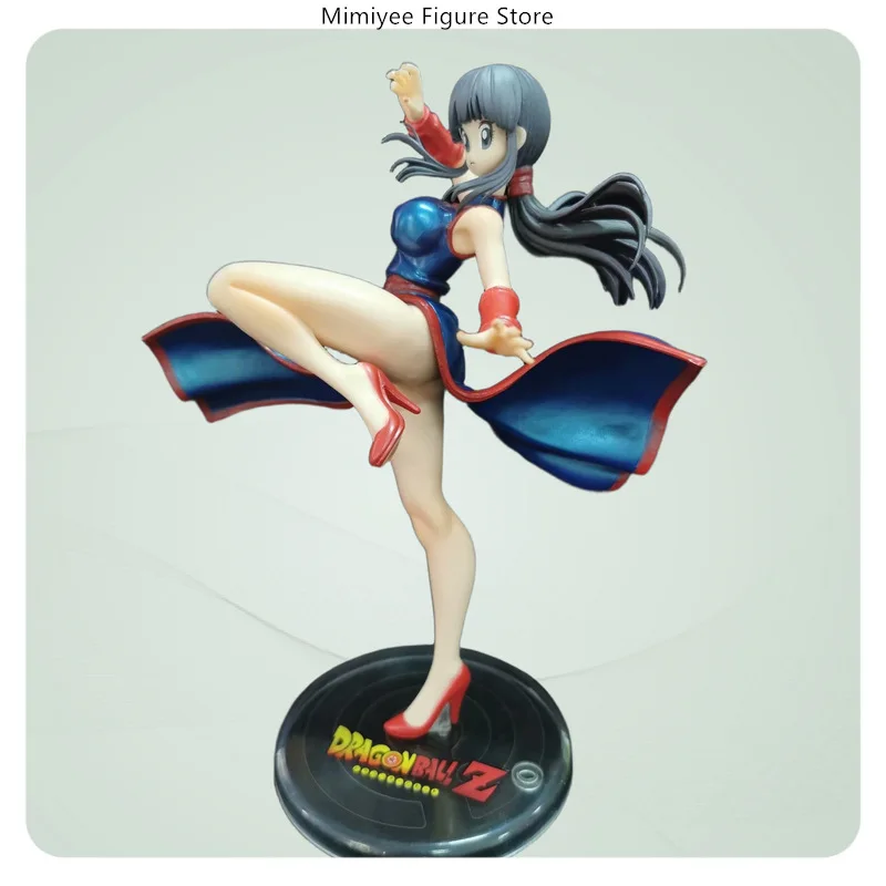

17 см Dragon Ball Chichi Qipao платье с подъемом ноги стоячая поза аниме фигурка модель статуя