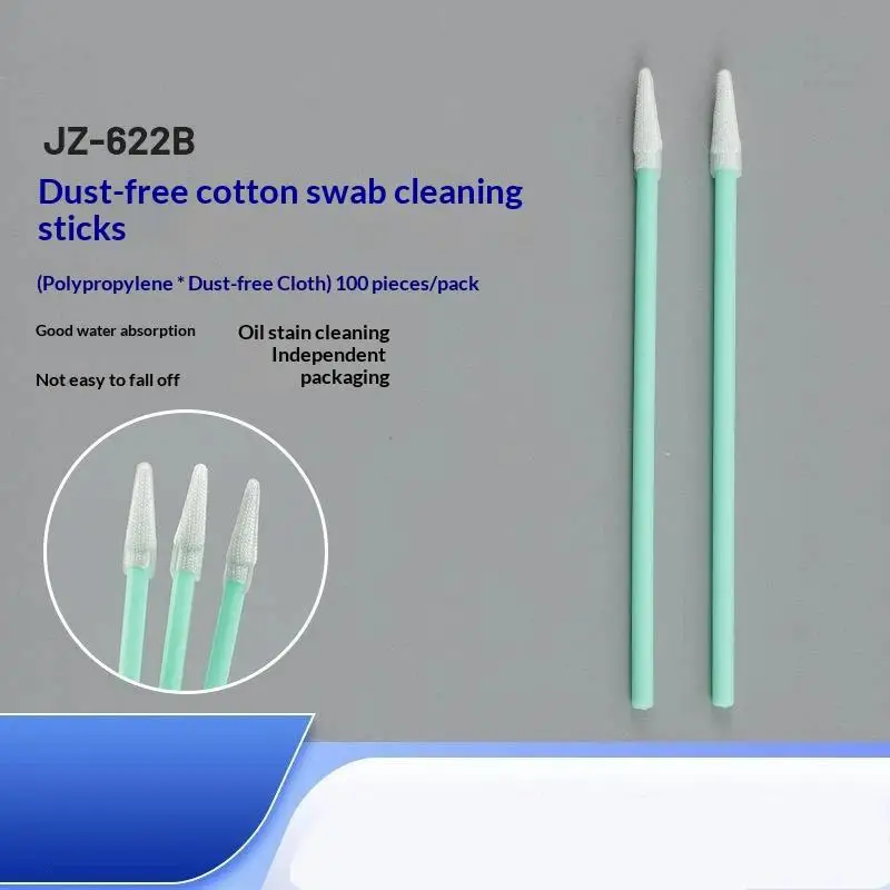 100/500Pcs Dust Free Swabs Lint Free Tip Cleanroom High Absorbency Electronics Cleaning Industrial Use Precision Tool
