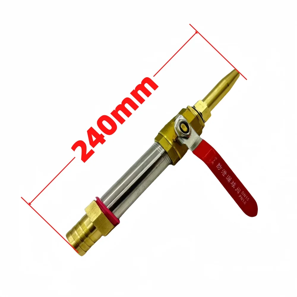 Stainless Steel High Flow High Pressure Spray Gun High Pressure Water Gun Cleaning Nozzle Hose Connector, For Faucet Water Pump