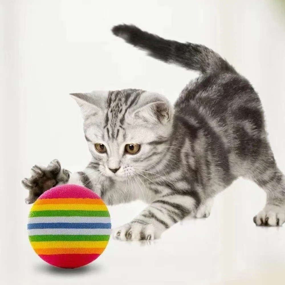 

Mouse Shape Balls Pet Cat Toys Set Bell Ball Simulation Fish Funny Cat Stick Foldable Interactive Cat Toys Indoor Play