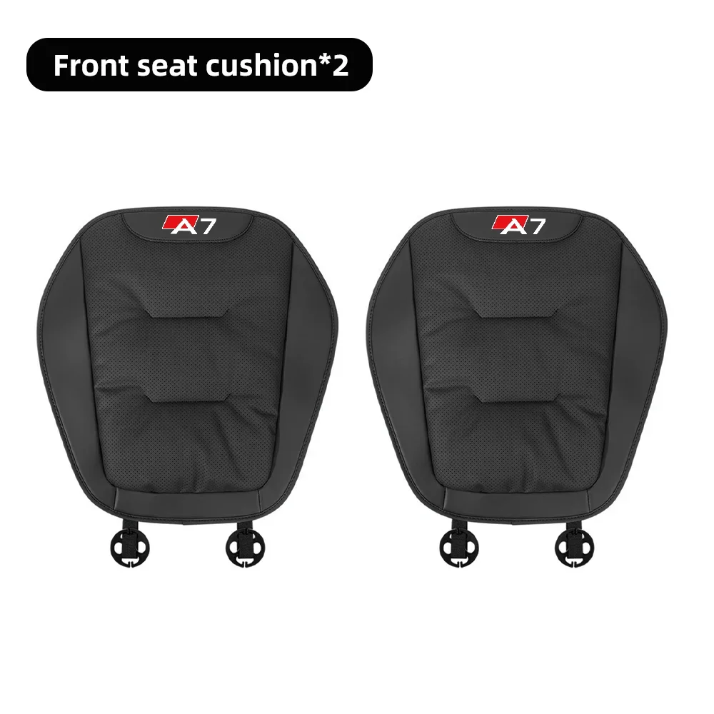 Lederen Autostoel Cover Universele Vier Seizoenen Auto Voor/Achter Zitkussen voor Audi A1 A3 A4 A5 A6 A7 a8 Auto Stoel Protector Pad