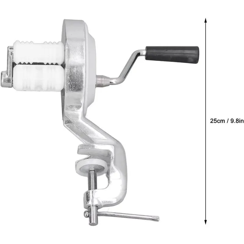 Stainless steel hand noodle machine, hand crank noodle machine, suitable for kitchen and dining room use