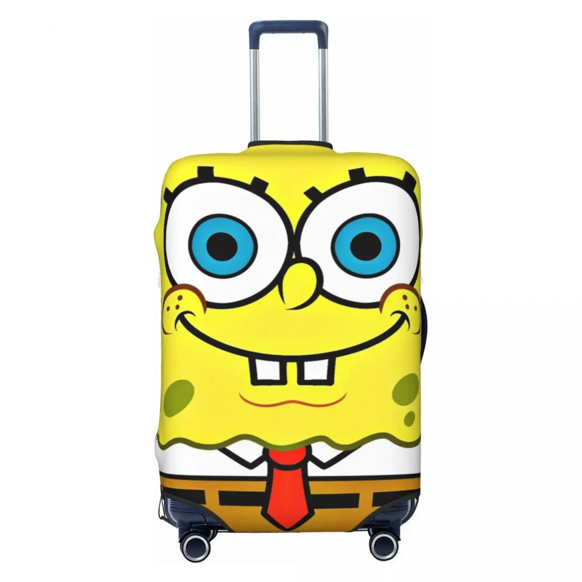 Cartoon SpongeBob Schwammkopf Kofferhülle Urlaub Nützliches Gepäckzubehör Cruise Trip Schutz
