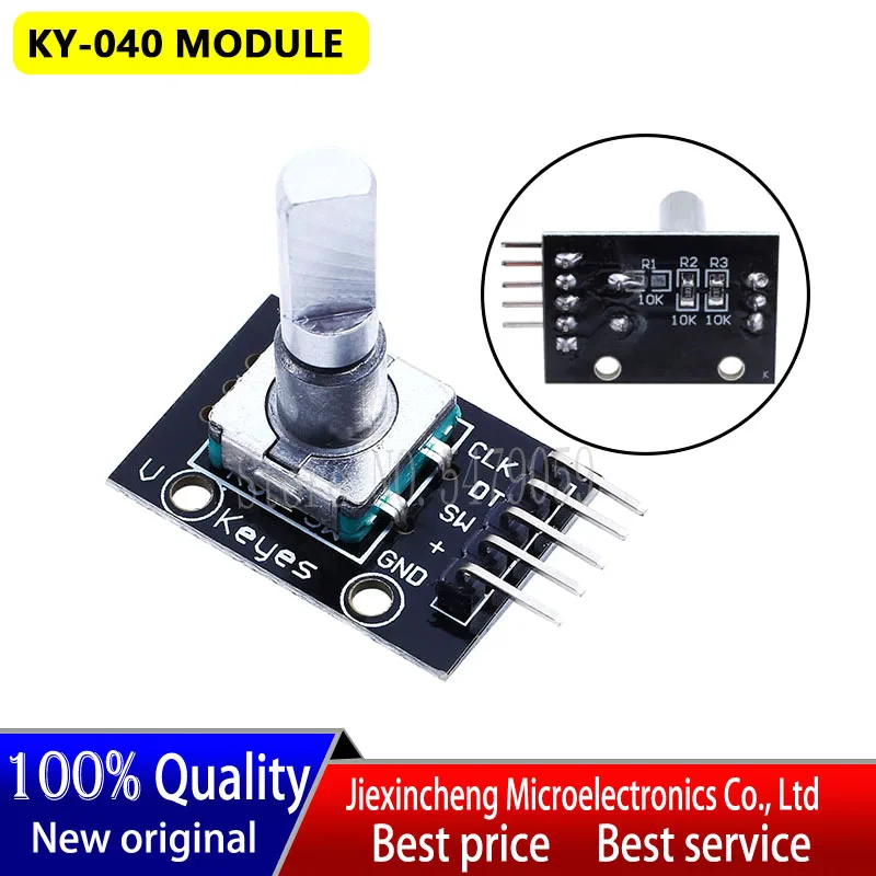 10 ชิ้น KY-040 360 สําหรับโมดูลเข้ารหัสโรตารี