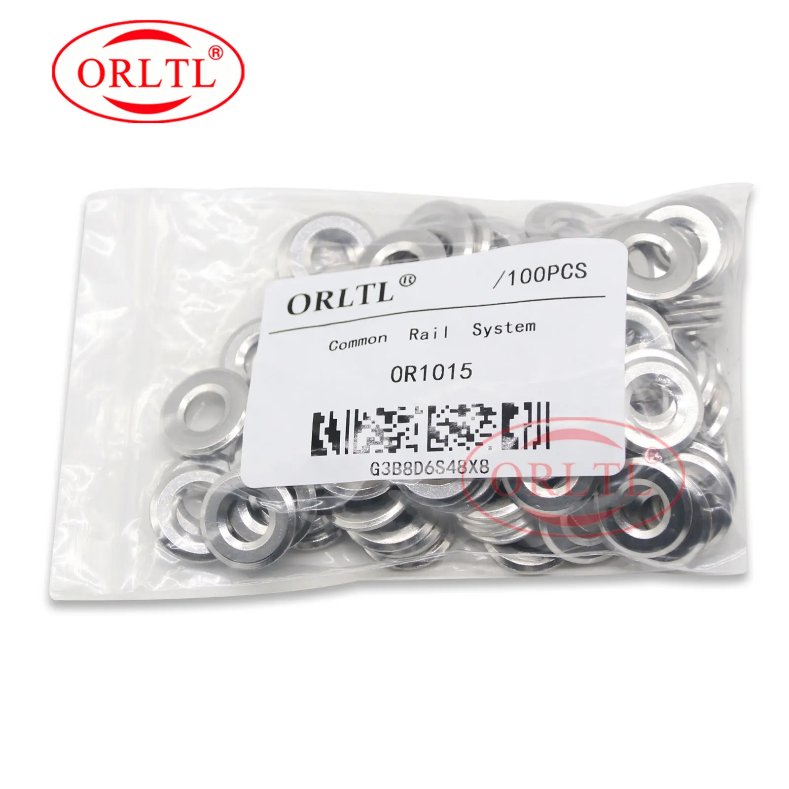 100 PCS 23670-0L050 Common Rail Injector Nozzle Washer 2mm Fuel Injection Heat Shield Rings for Denso Toyota Hilux 095000-6250