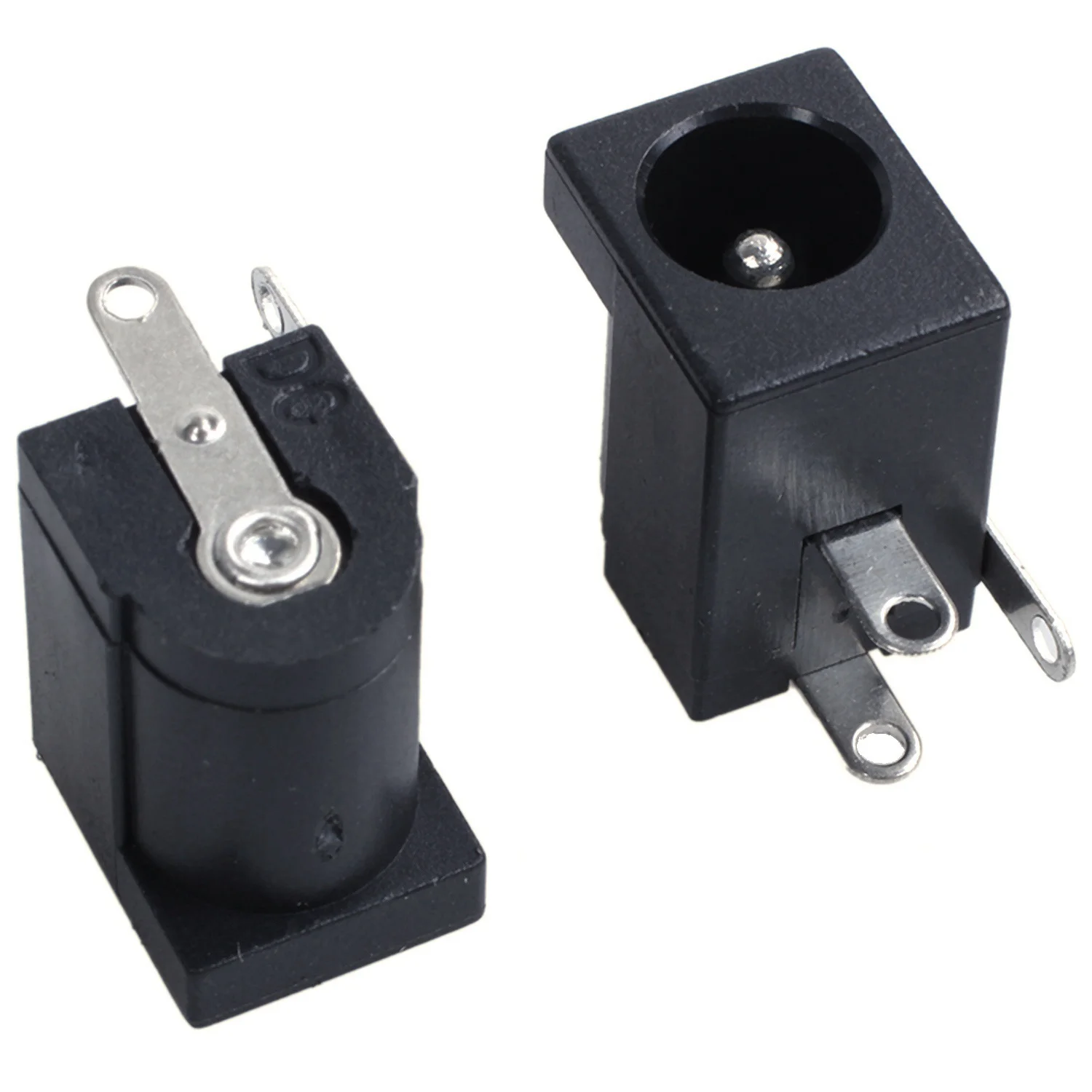 

GTBL 45 Pcs DC Power Jack Socket 2.1Mm X 5.5Mm Barrel-Type PCB Mount DC-005 With M2 X 20Mm Long Hex Socket Knurled Cap Screws Bo