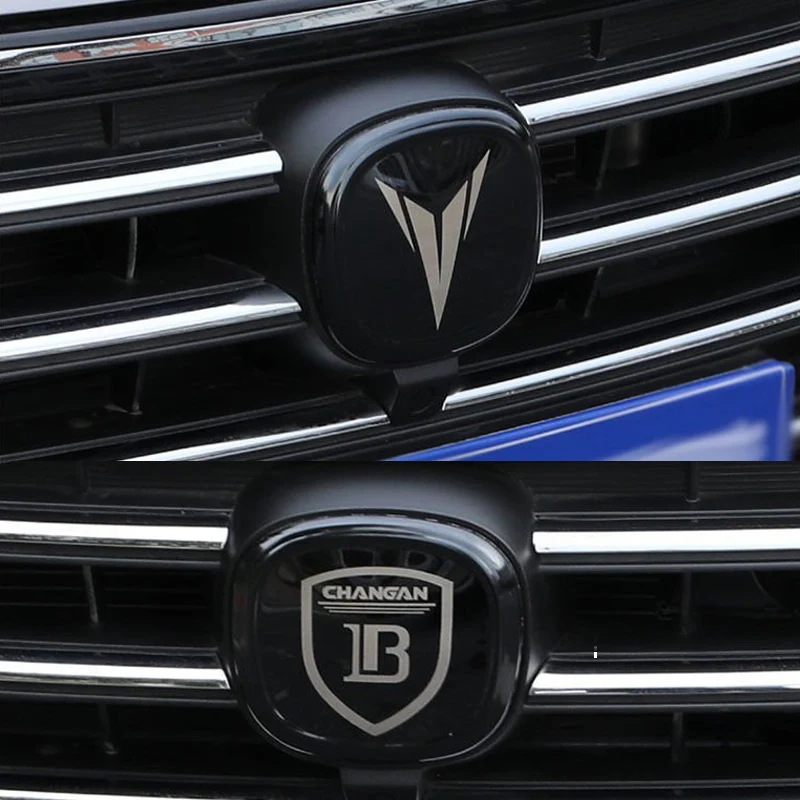 Car Front Hood Sticker Rear Trunk Badge for Changan UNI-T UNI-K CS35 CS55 CS85 CS75 CS15 Steering Wheel Hub Caps Sticker Decals
