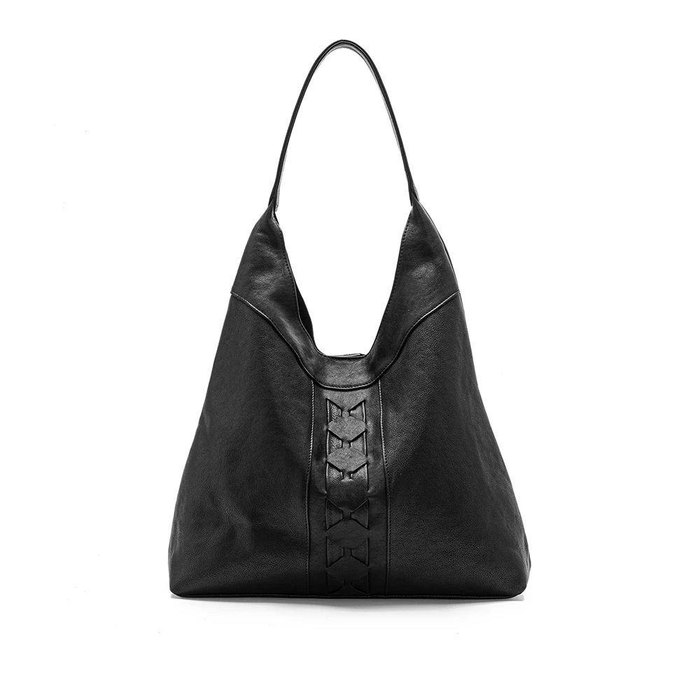 Ladies' Vegetable Tanned Leather Tote Bag Casual And Fashionable Hand-held Shoulder Bag Genuine Leather Armpit Bags Women's Bag