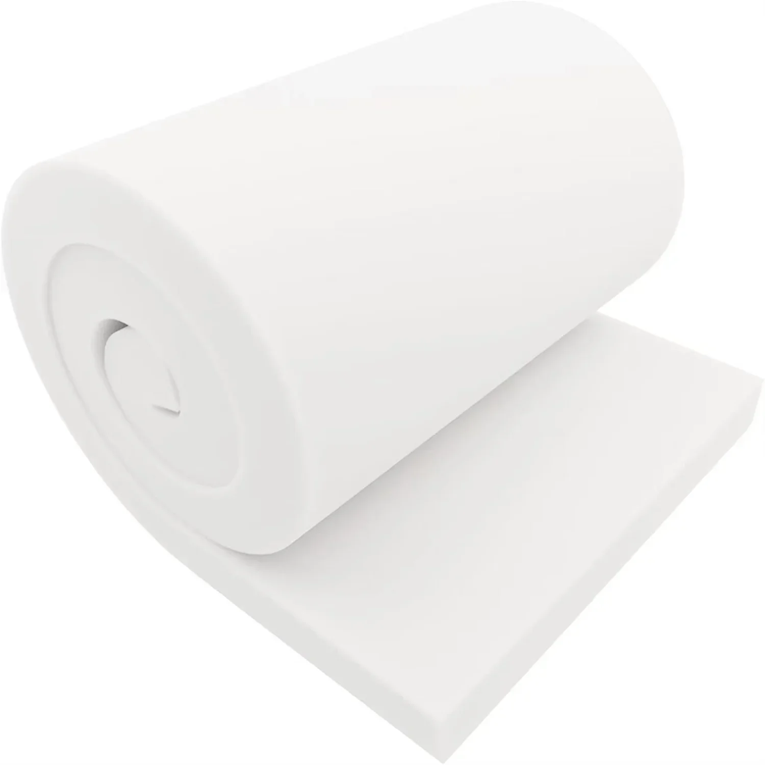 Custom High Density White Foam Sponge Cushion Foam Upholstery Replacement Pad Window Cushion  Mattress Sofa Seat Cushion