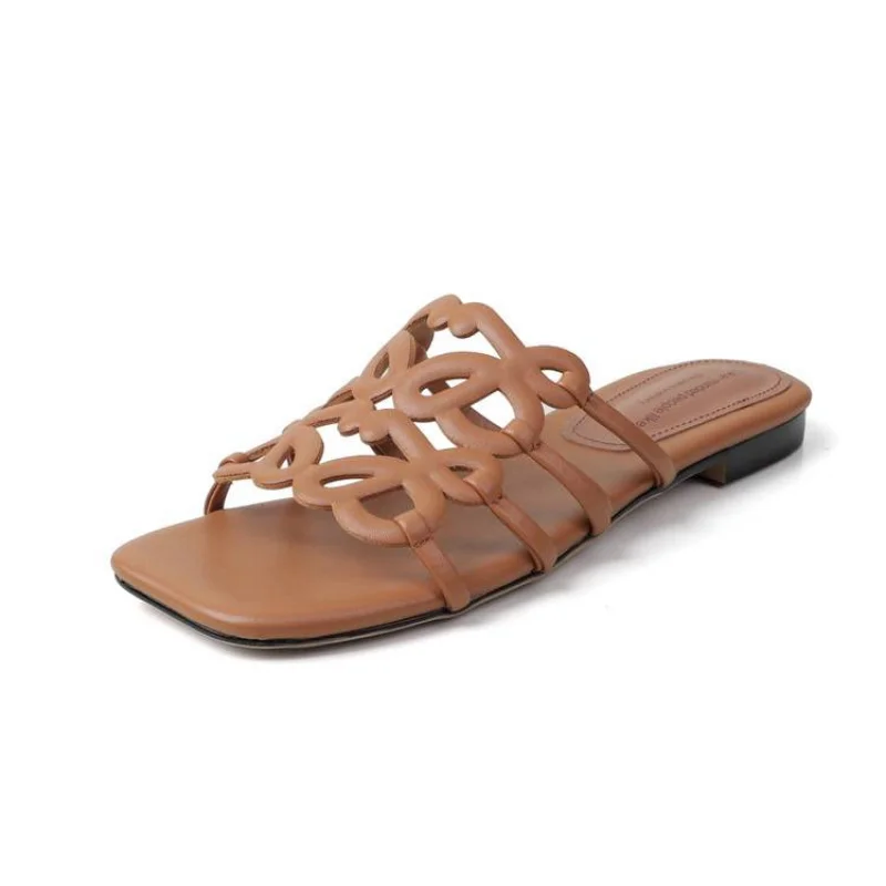 women's-premium-genuine-leather-hollow-woven-flat-slide-sandals-square-toe-slip-on-slippers-comfortable-casual-footwear-for-da