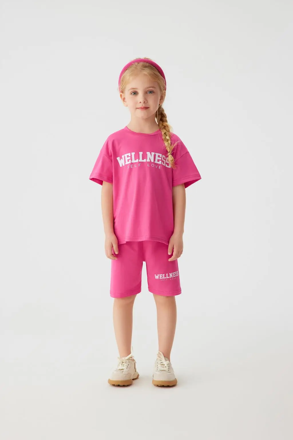 Toddler Girl Letter Print Tracksuits Summer Girls Shorts Tees Set 2pcs Kids Clothes Sets Children Clothing Oufits