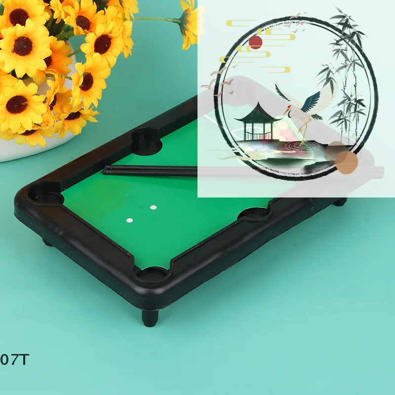 Billiards Mini Desktop Pool Table Snooker Toy Game Set Parent-Child Interaction