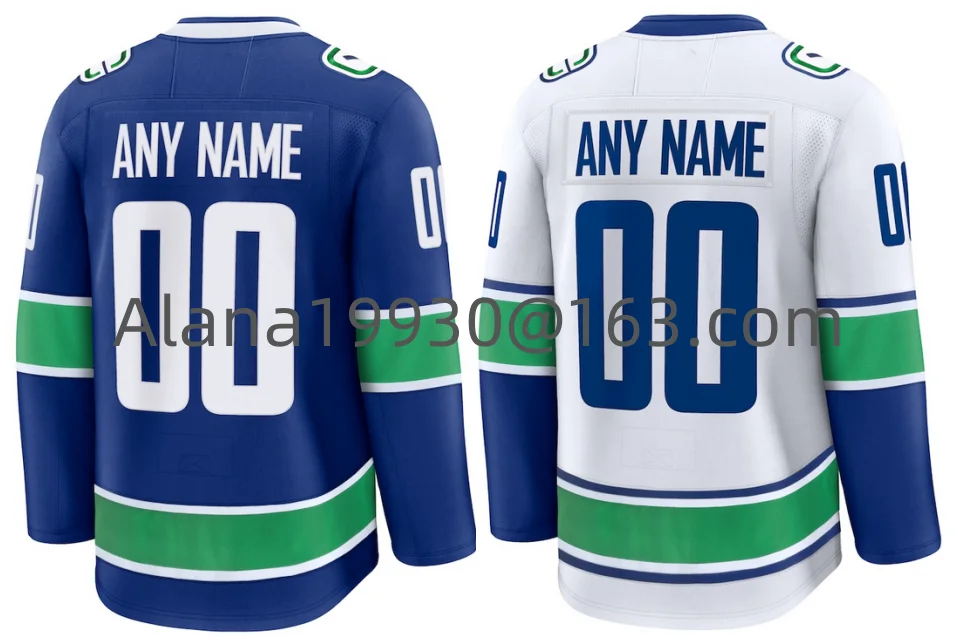 

Custom Ice Hockey Stitched Jersey Name Number Hughes Pettersson Miller Boeser Pavel Bure Linden Jersey For Men Women And Youth