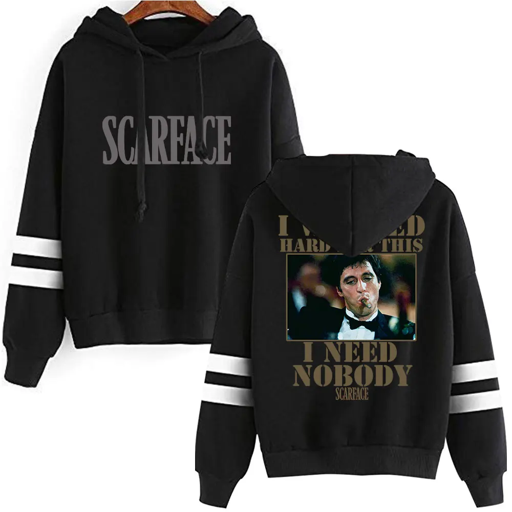 I Worked Hard for This I Need Nobody Scarface Hoodie Vintage 90s Merch Pullover Merch Tracksuit Hoodie Sweatshirt Fashion 