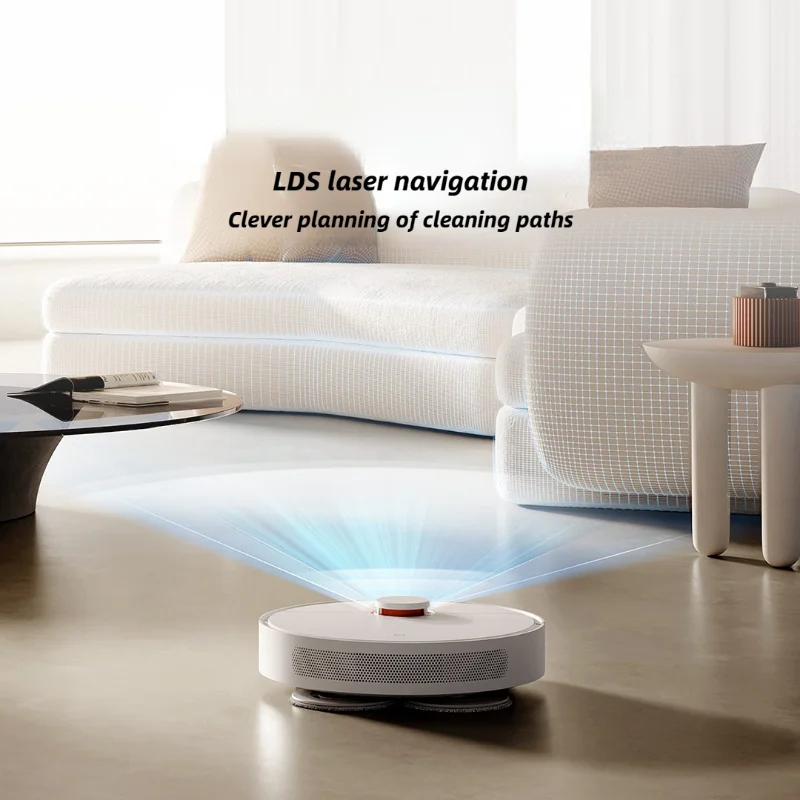 Xiaomi Mijia Robot 3S Smart Remote Control Floor Sweeping Vacuum Cleaner Mi Home with Automatic Dust Sterilization and Mopping