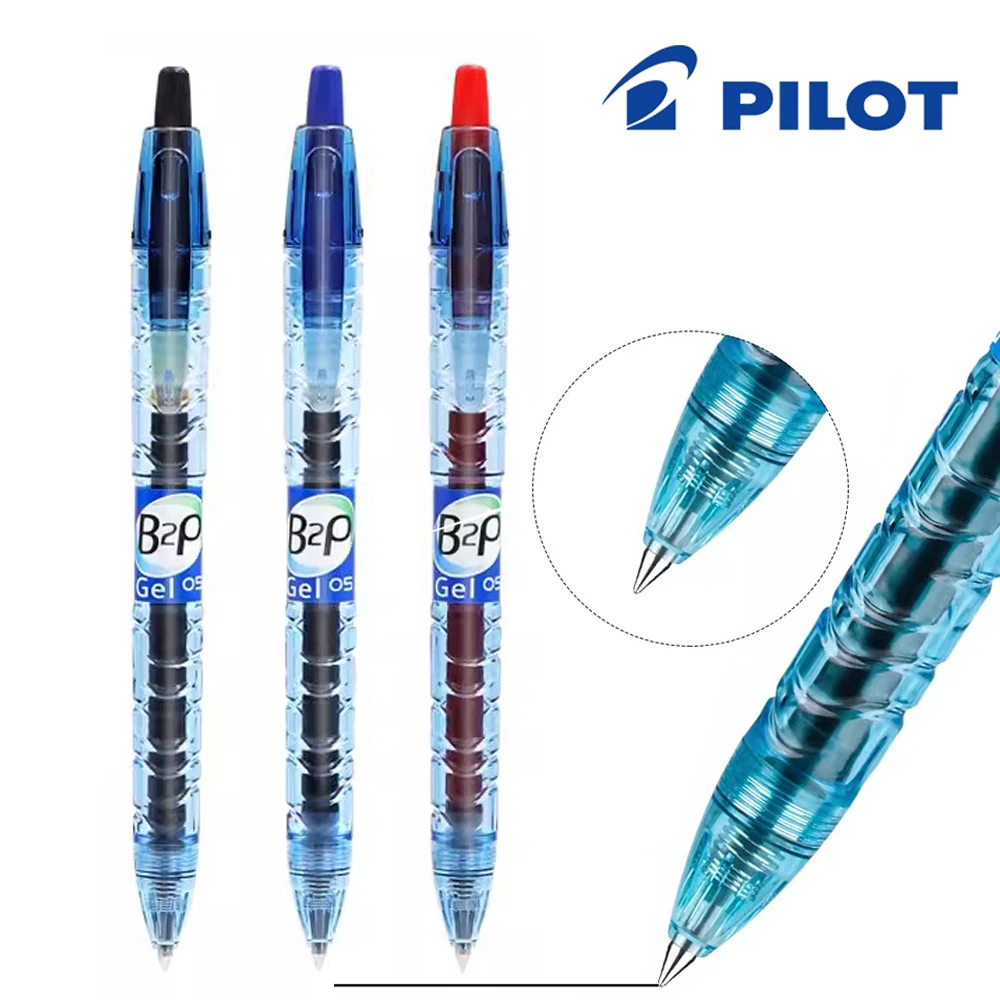 Japan PILOT Gel Pen Set BL-B2P-5 Black Ballpoint Pen Large Capacit Ink School Supplies Office Cute Stationery Pens for Writing