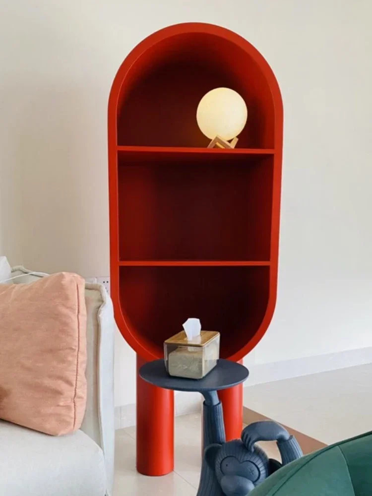 Storage Display Cabinet Bookcase Bookshelf Partition Storage Rack Living Room Creative Multi-Layer Storage Cabinet