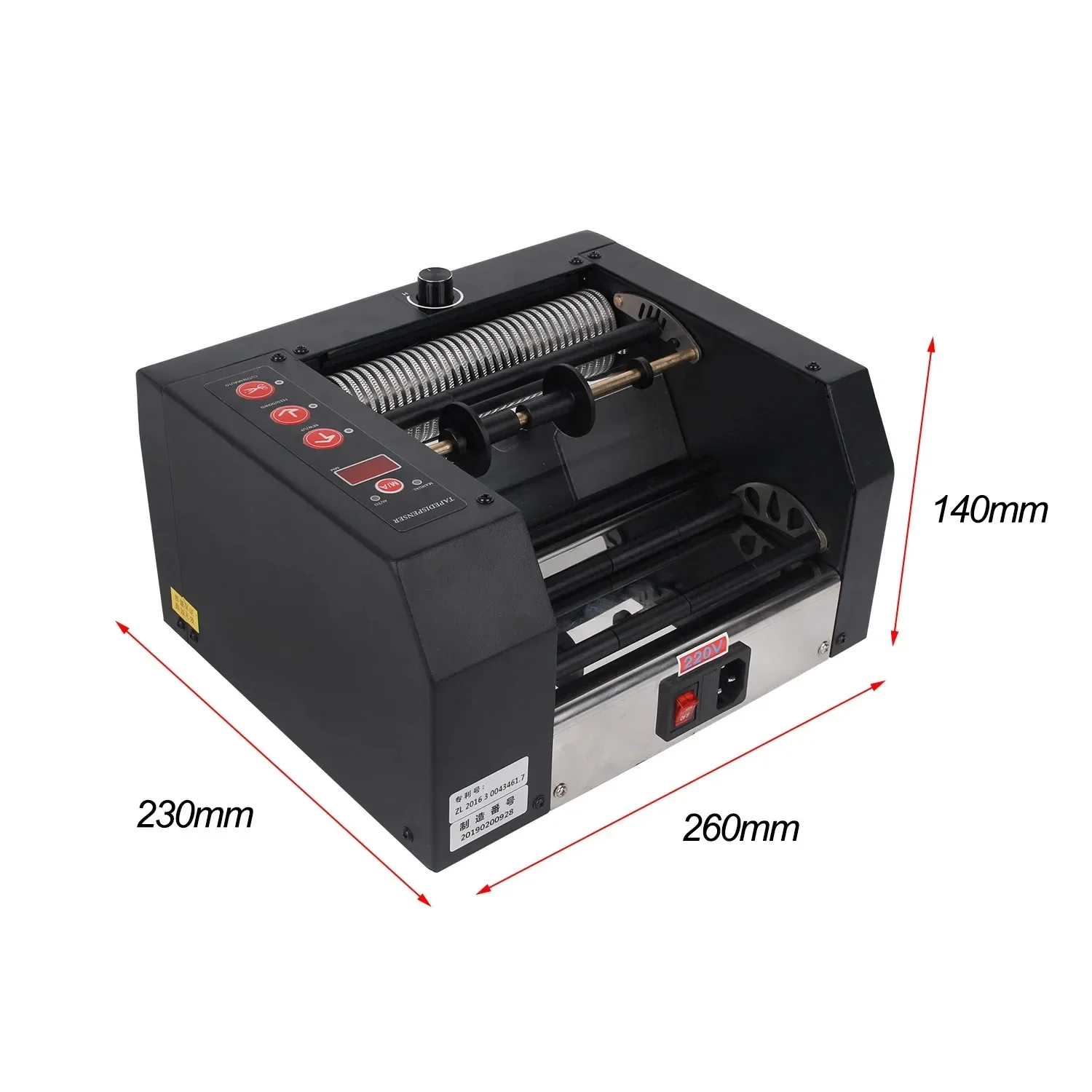 TLF ZCUT-150 Automatic Tape Cutting Machine 8-150MM Paper Cutter Tape Dispenser Machine