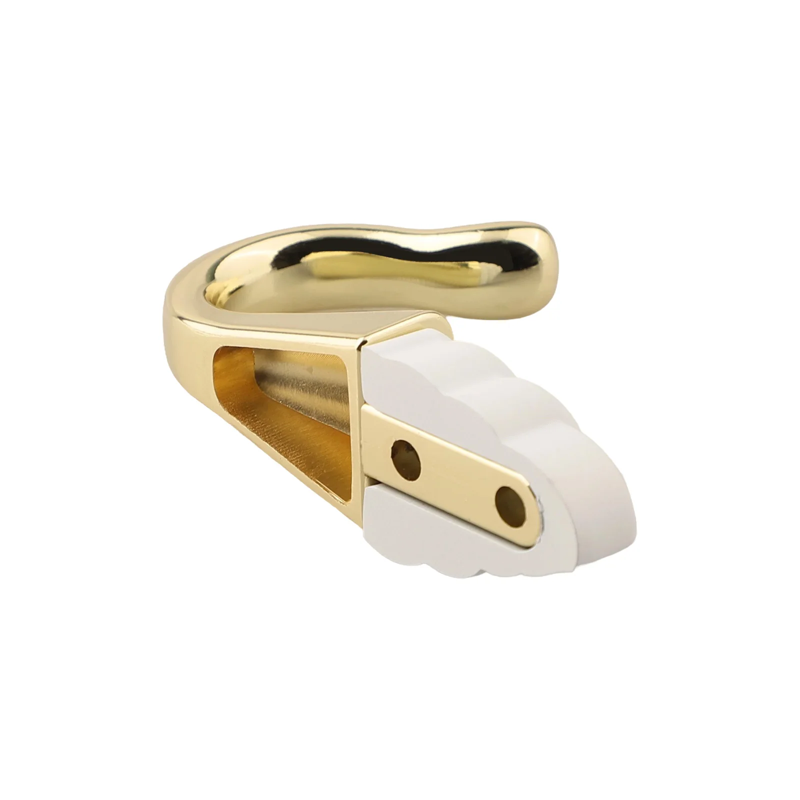 Home Decor Small Space Organization Golden White Coat Hook Space Efficient Coat Hook Bathroom Hooks Fun Design Hook