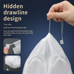 10Pcs Set Shoe Dust Covers Non-Woven Dustproof Drawstring Clear Storage Bag Travel Pouch Shoe Bags Drying Shoes Protect