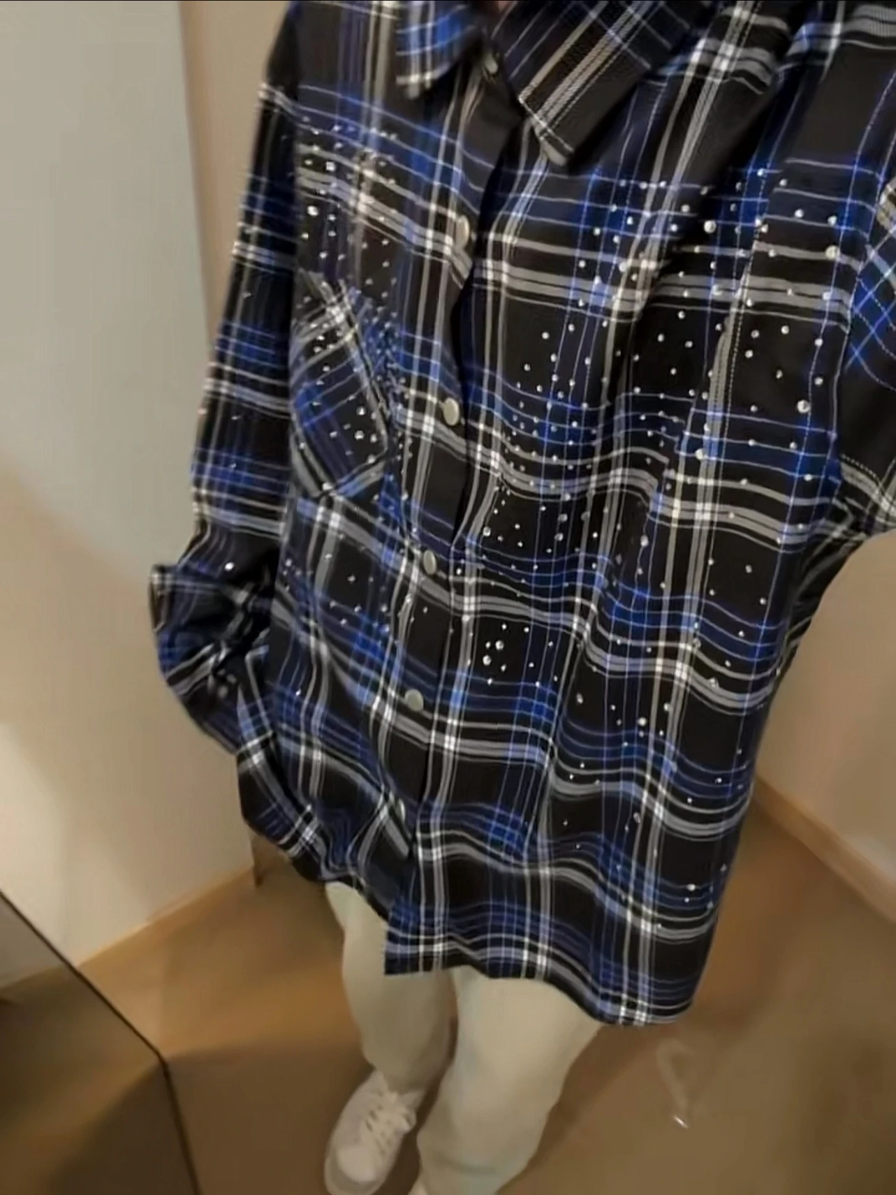 

Американский High Street Plaid irt ex Весна Осень Новый модный бренд Повседневный дизайн Свободная универсальная верхняя одежда