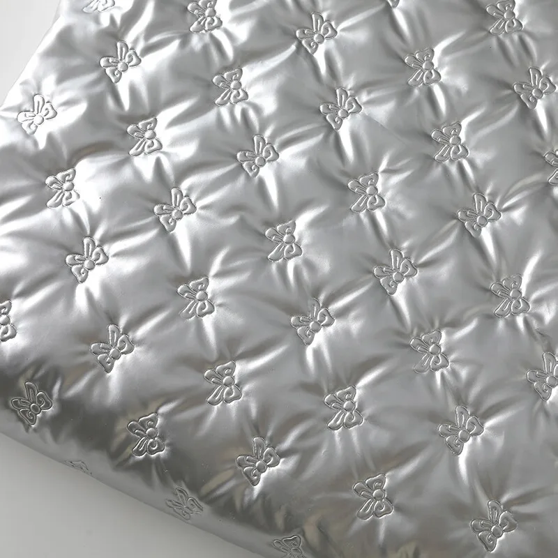 

Quilting Fabric Embossing Cotton Lining Cloth DIY Sewing Clothing Supplies PU Leather Quilting Fabric for DIY Sewing Luggage Bag