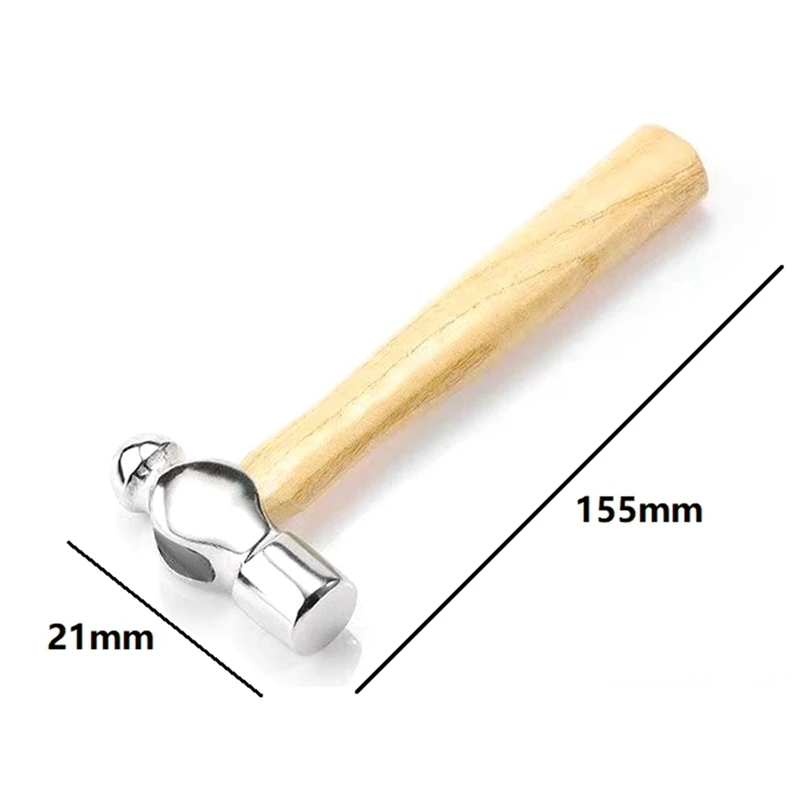 Home Installation Small Hammer Walnut Hammer 0.25P Woodworking Hammer Mini Hammer Hand Tools