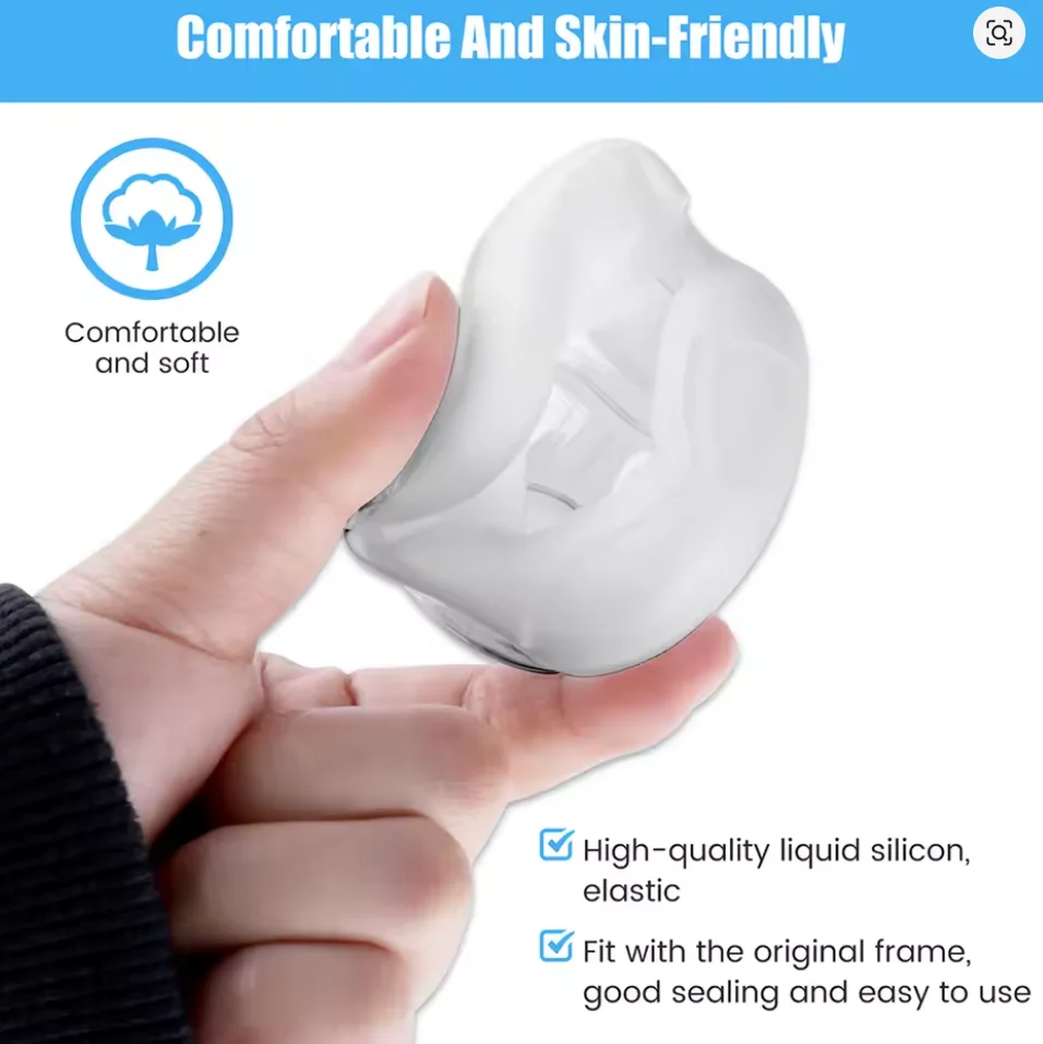 1packs Comfortable Fit For Air Fit/Air N20 Replacement CPAP Nasal Mask Use for Homeuse Ventilator Machine Accessories view 3