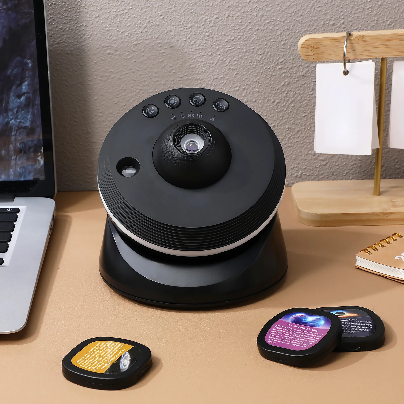 مصباح إسقاط قابل للتعديل لغرفة النوم ضوء الليل كرة الفضاء سقف ستار العارض المزاج الإضاءة #5