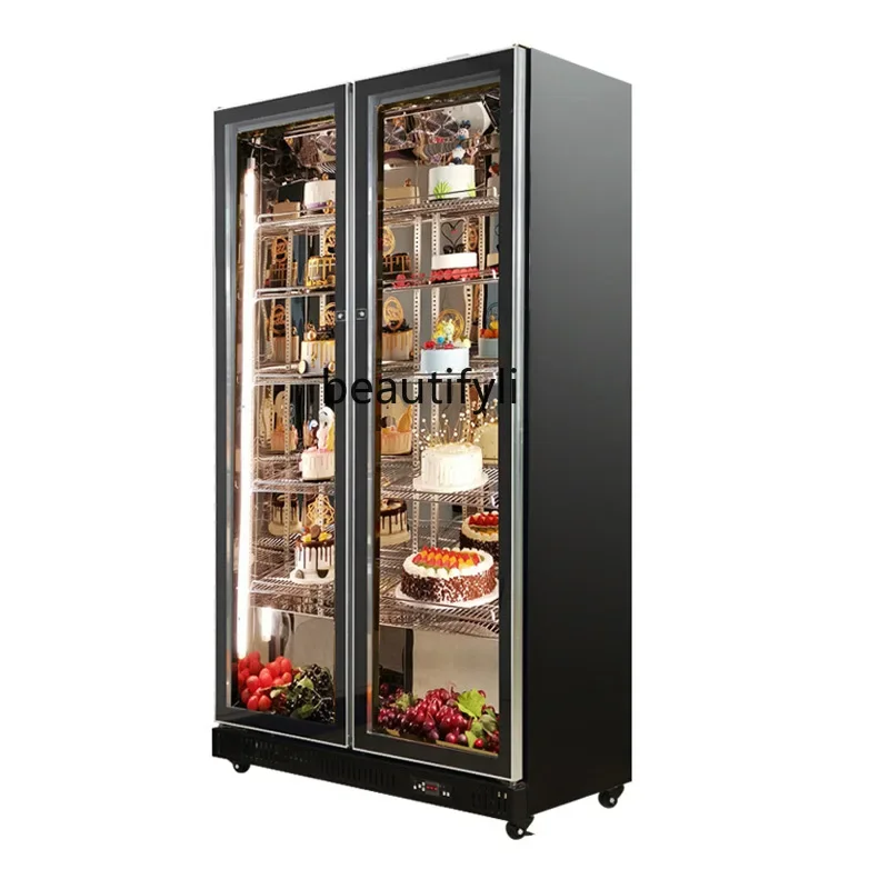 

YH Siya Cake Dessert Baking Special Freezer Air-Cooled Vertical Freeze Storage Display Cabinet