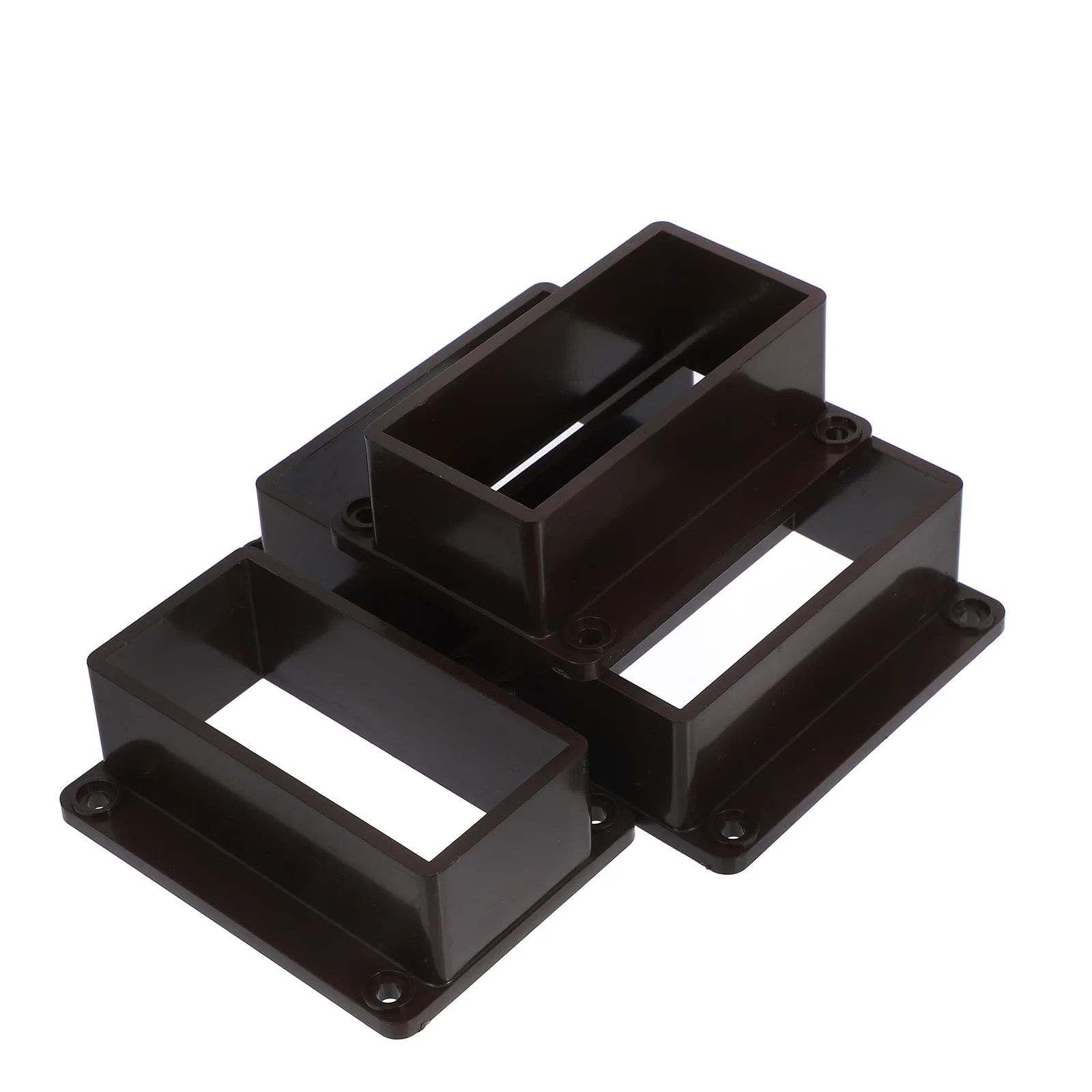 

4Pcs Railing for Wood Vinyl Fence Guardrail Deck Vinyl Fence Mounting Connector Post Bracket Repair Kit Enhancing Safety