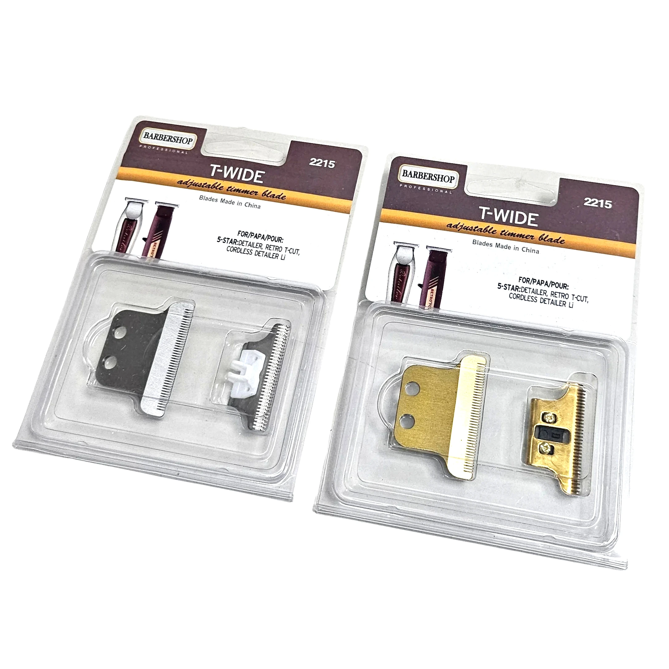 Replacement High Precision Wide T Blade For Wahl Professional 5 Star Detailer, Retro T-cut, Cordless Detailer Li Zero-Overlap