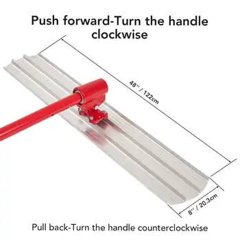 Hliníková slitina, hladítko na beton 48x8 10 nejlepší prodej vodní bullet - №6